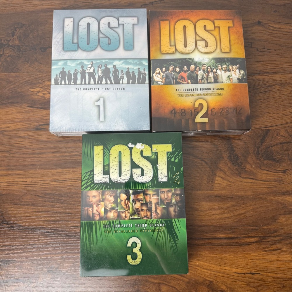 Lost DVD Box Set Seasons 1 2 3 Complete First Second Third Season 1 New Sealed